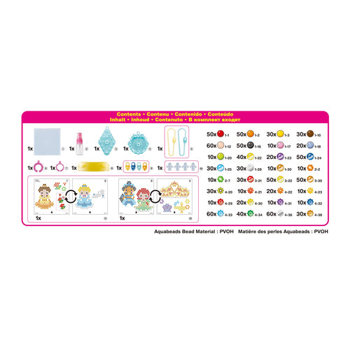 31997 Aquabeads Set costumi Principesse Disney